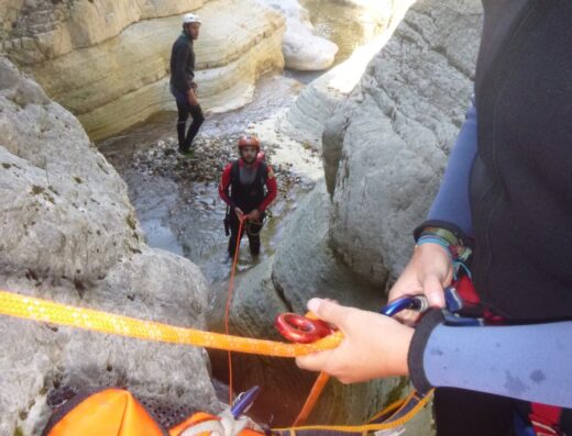 Canyoning in Nefeli canyon, Papigo (Active Nature)