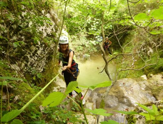 Canyoning in Papadima canyon, Tzoumerka (Active Nature)