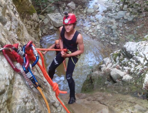 Canyoning in Papadima canyon, Tzoumerka (Active Nature)